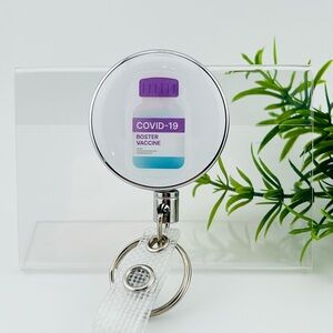 Badge Reel booster shot 🧪🥼lab, medical badge reel